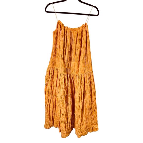 Mon Renn Zest Midi Dress in Papaya New with tag - Picture 5 of 9